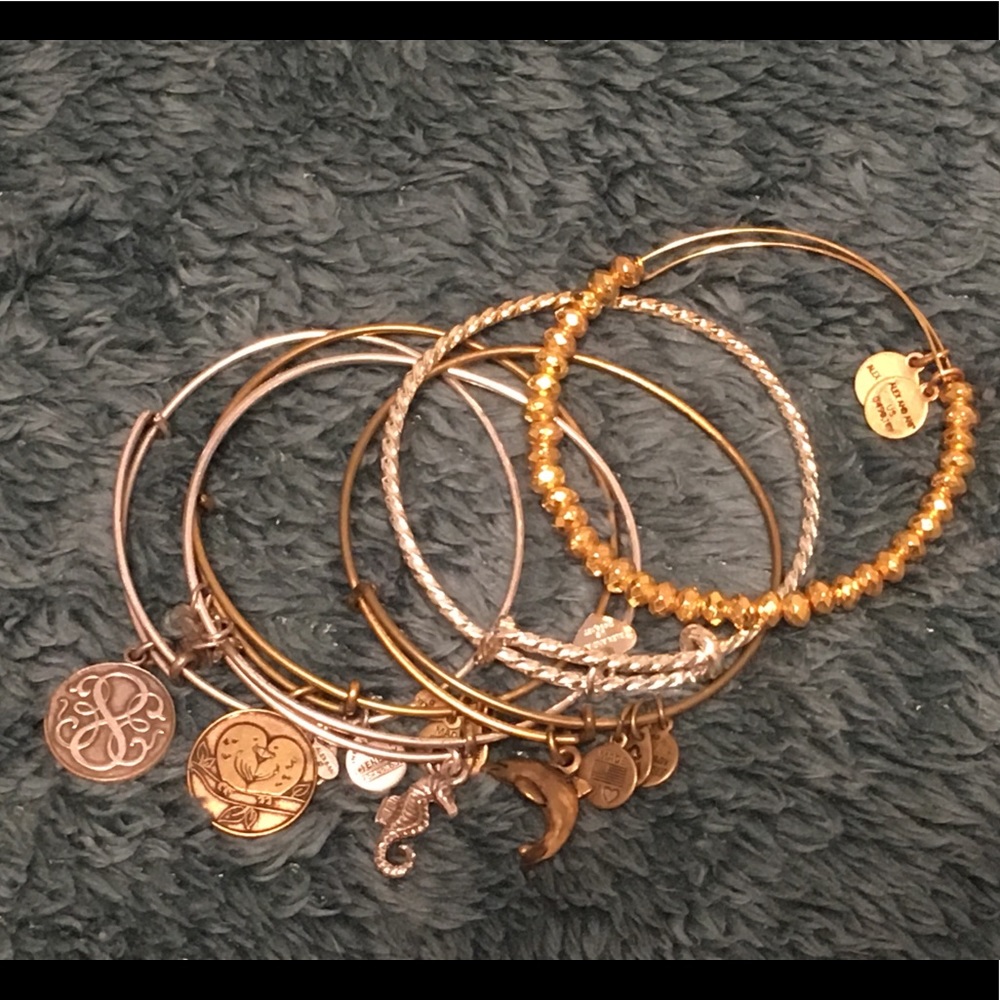 Alex and Ani bangle bracelets - multiple